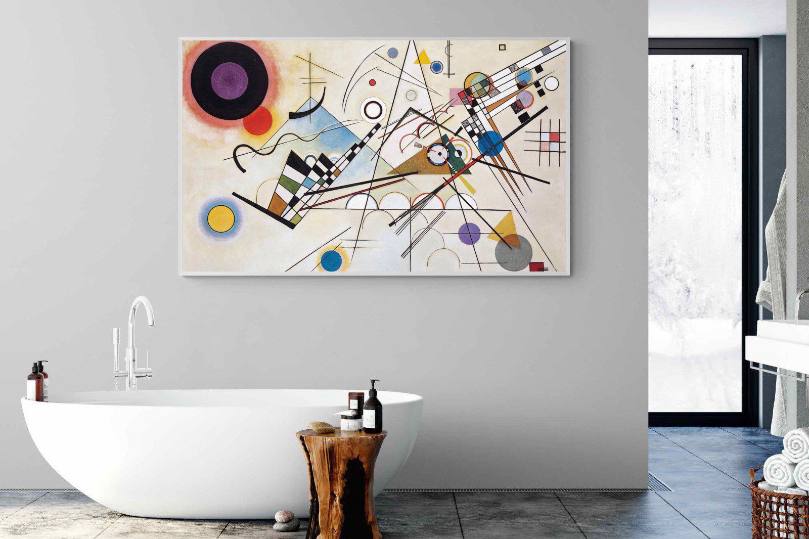 Composition VIII-Wall_Art-180 x 110cm-Mounted Canvas-White-Pixalot