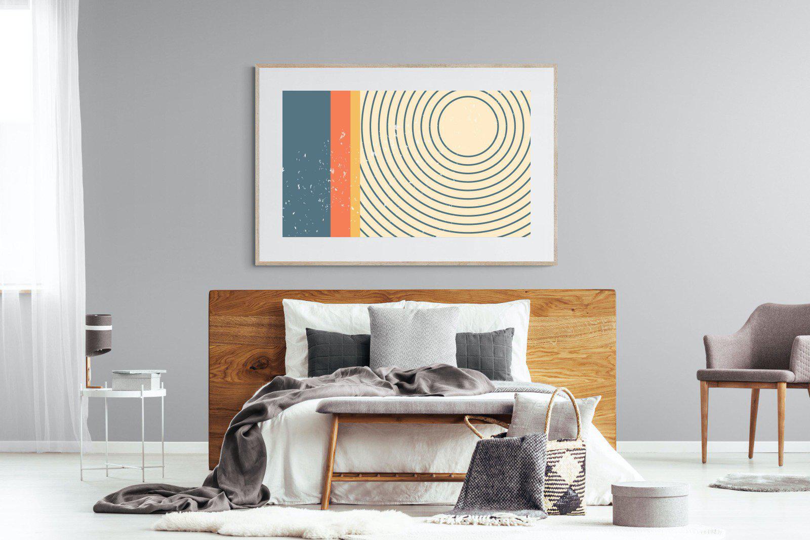Concentric-Wall_Art-150 x 100cm-Framed Print-Wood-Pixalot
