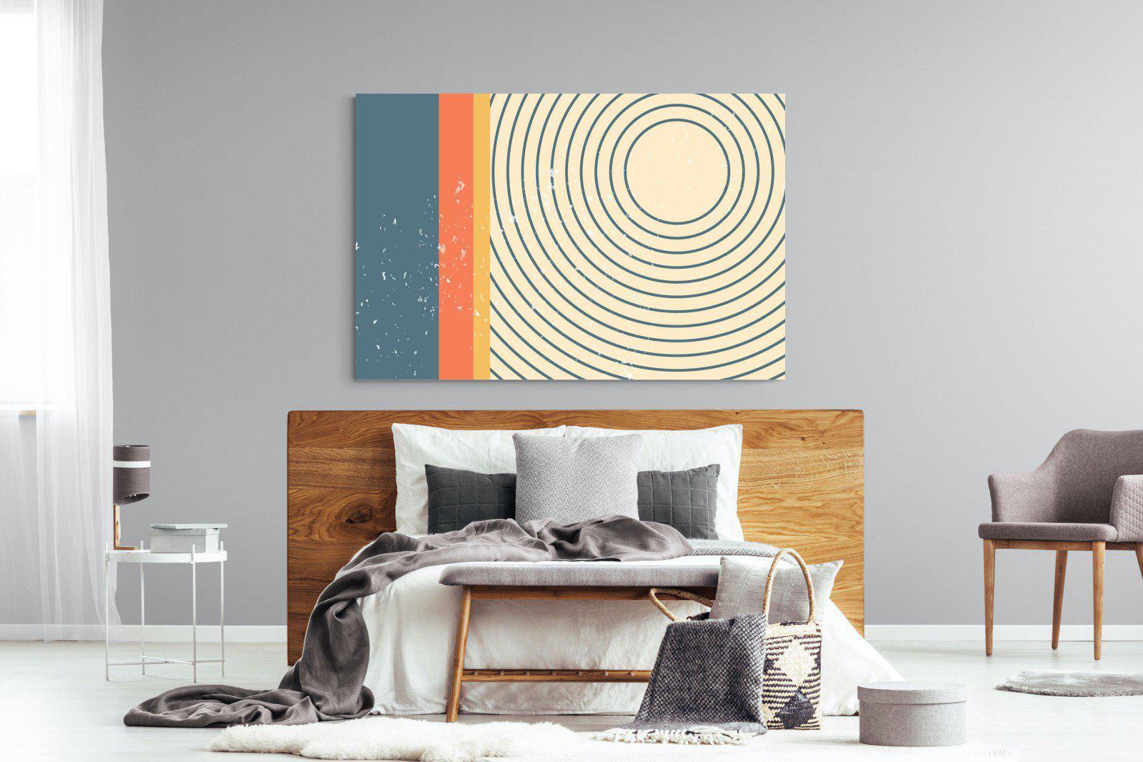 Concentric-Wall_Art-150 x 100cm-Mounted Canvas-No Frame-Pixalot