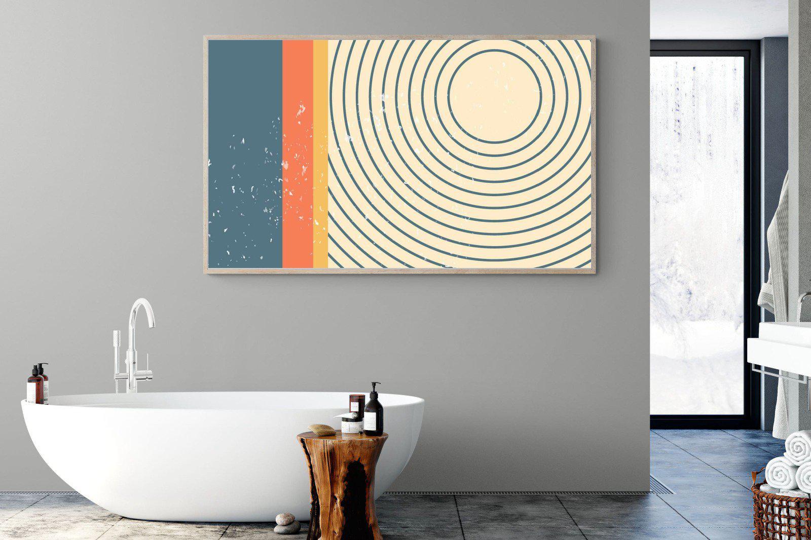 Concentric-Wall_Art-180 x 110cm-Mounted Canvas-Wood-Pixalot