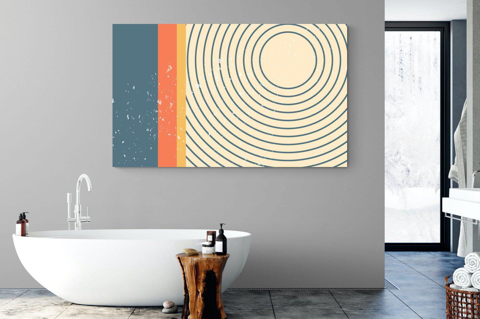 Concentric-Wall_Art-180 x 110cm-Mounted Canvas-No Frame-Pixalot