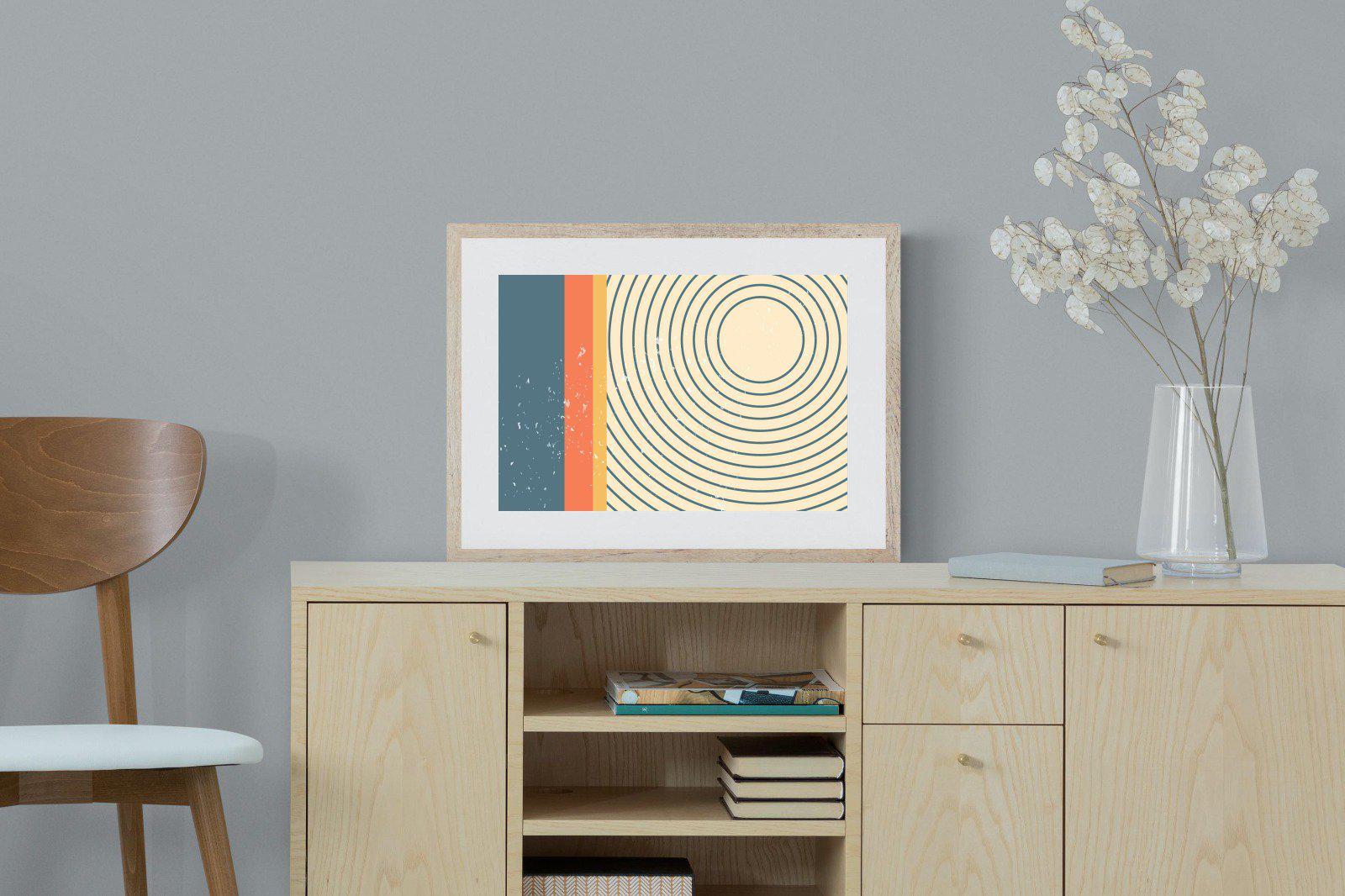 Concentric-Wall_Art-60 x 45cm-Framed Print-Wood-Pixalot