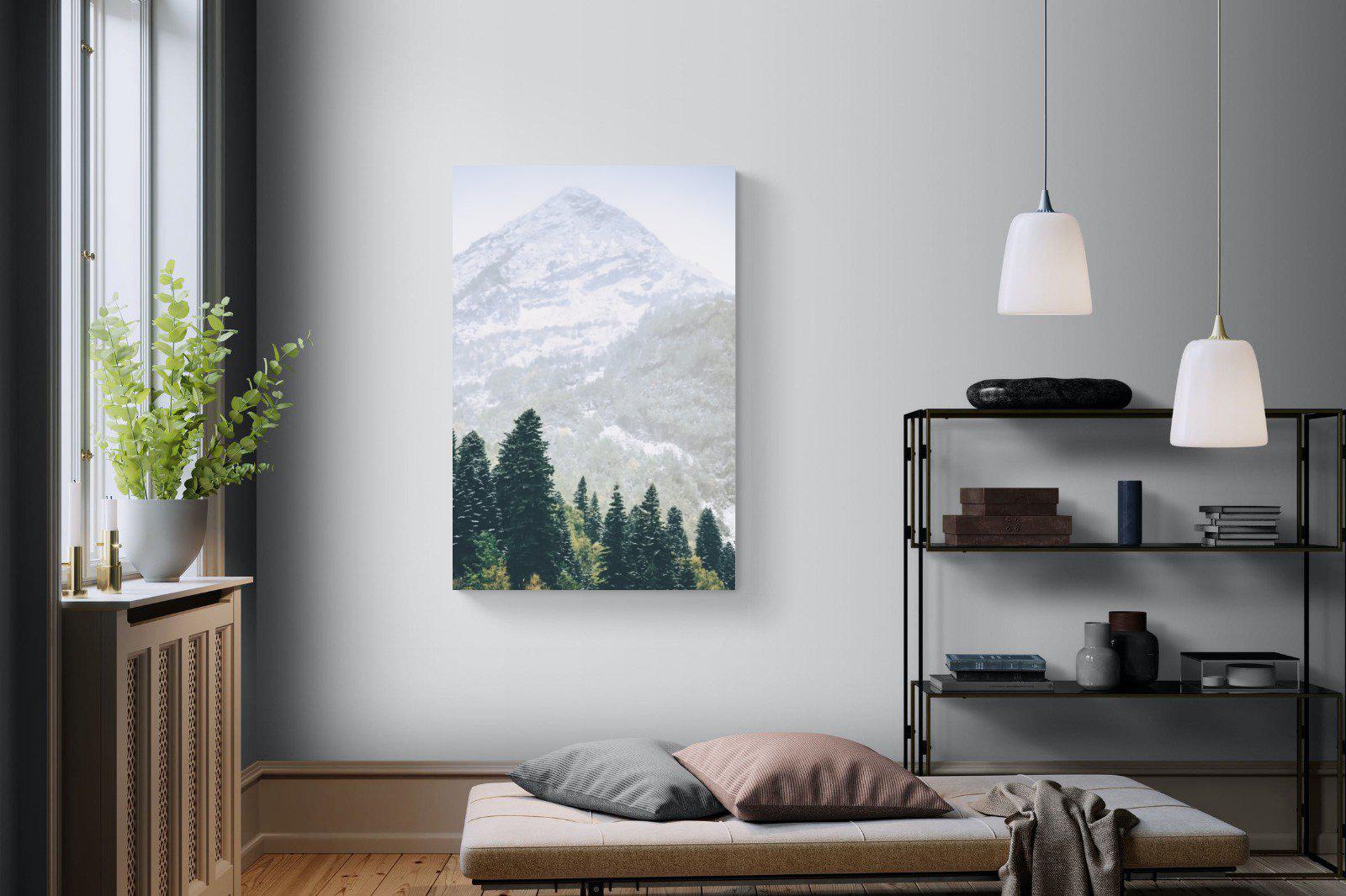 Coniferous Forest-Wall_Art-100 x 150cm-Mounted Canvas-No Frame-Pixalot