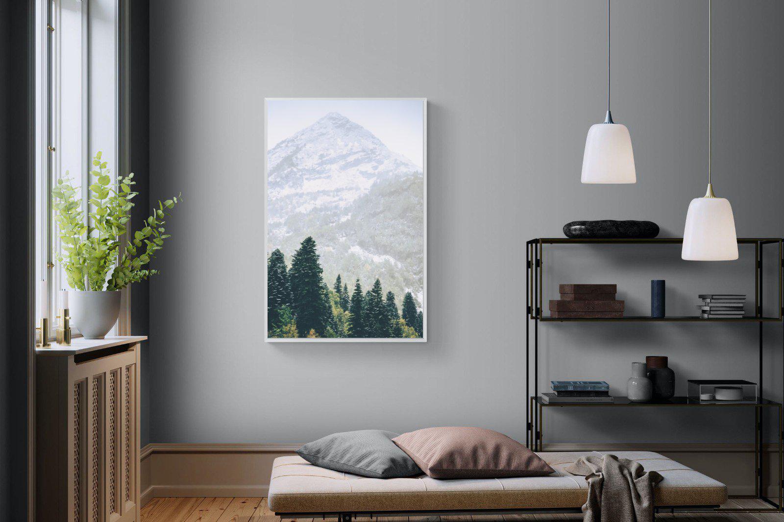 Coniferous Forest-Wall_Art-100 x 150cm-Mounted Canvas-White-Pixalot