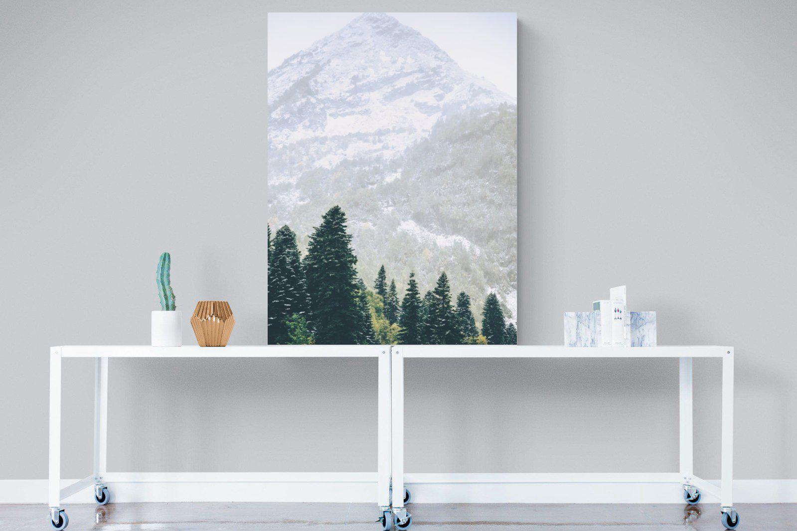Coniferous Forest-Wall_Art-90 x 120cm-Mounted Canvas-No Frame-Pixalot