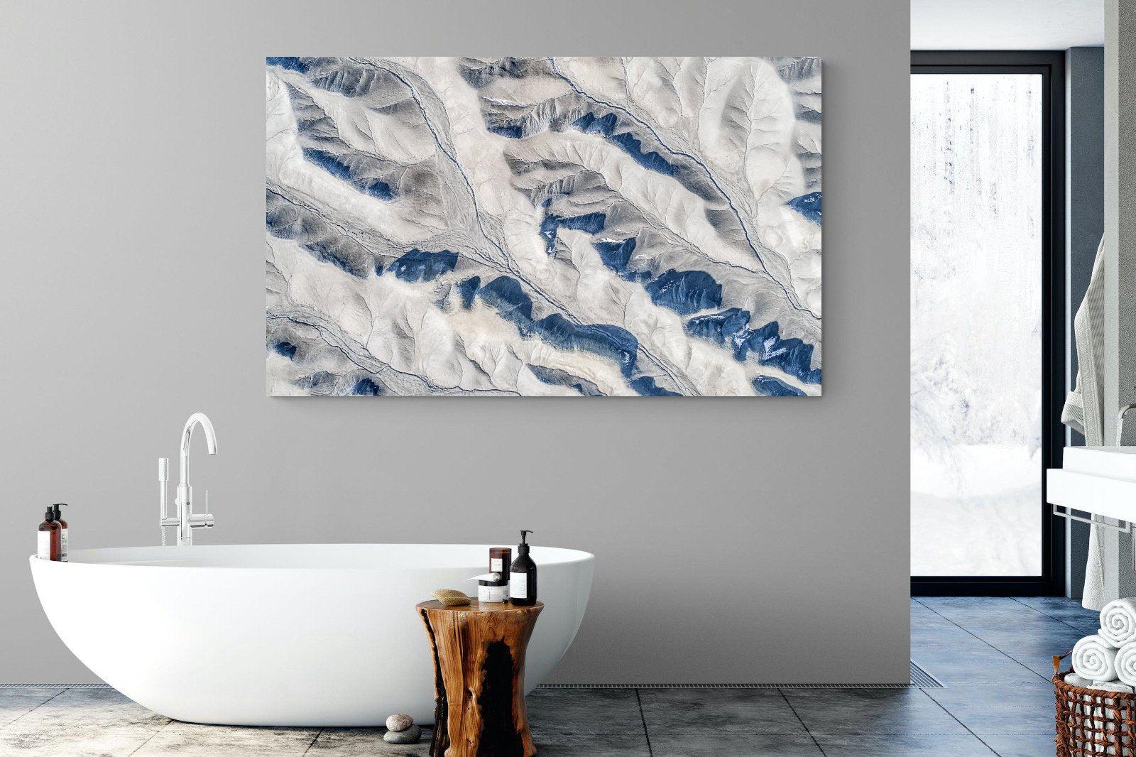Contours-Wall_Art-180 x 110cm-Mounted Canvas-No Frame-Pixalot