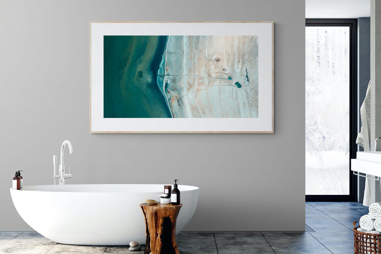 Converging Landscape-Wall_Art-180 x 110cm-Framed Print-Wood-Pixalot