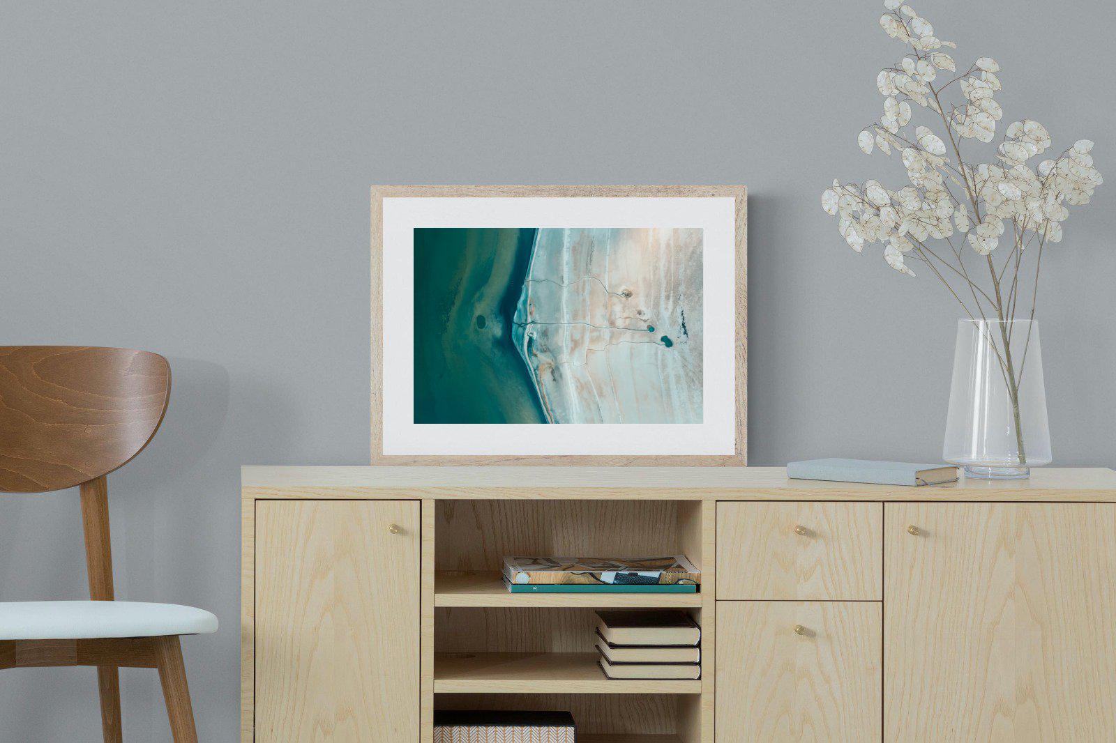 Converging Landscape-Wall_Art-60 x 45cm-Framed Print-Wood-Pixalot