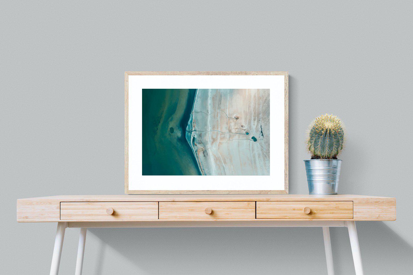 Converging Landscape-Wall_Art-80 x 60cm-Framed Print-Wood-Pixalot