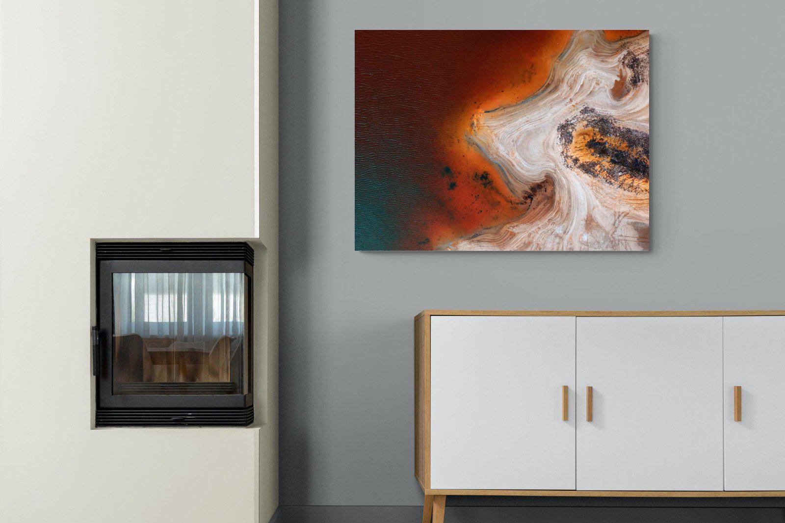 Copper Salt Pan-Wall_Art-100 x 75cm-Mounted Canvas-No Frame-Pixalot