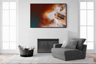Copper Salt Pan-Wall_Art-150 x 100cm-Mounted Canvas-Black-Pixalot