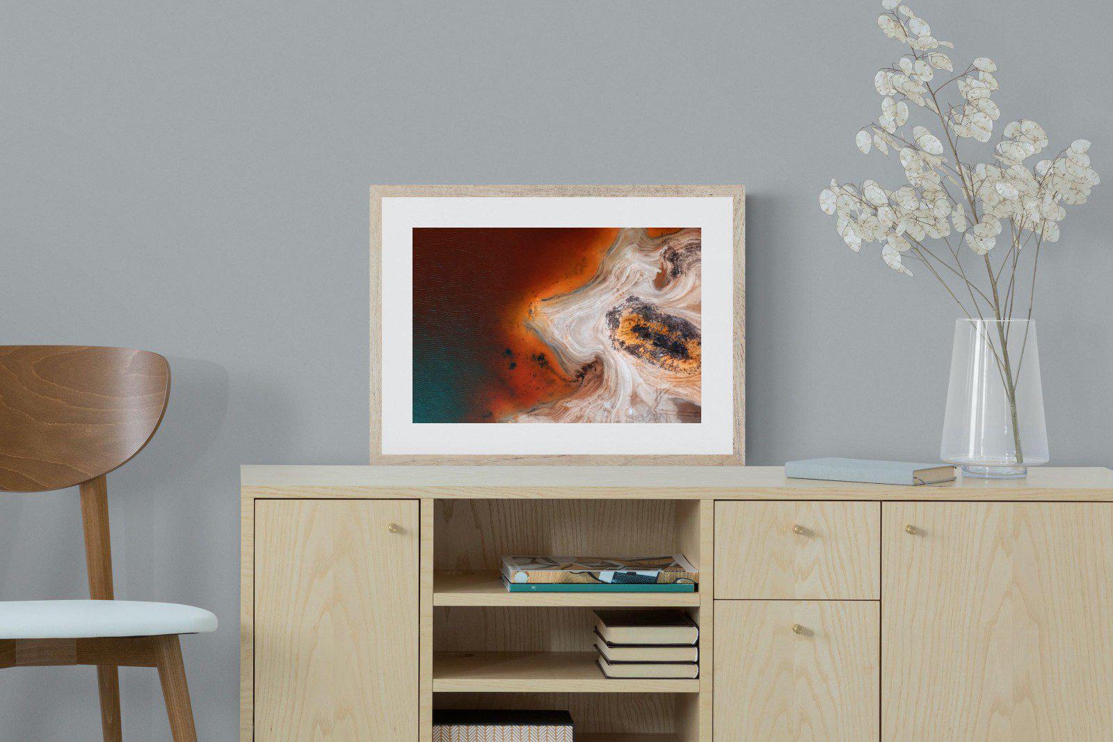 Copper Salt Pan-Wall_Art-60 x 45cm-Framed Print-Wood-Pixalot