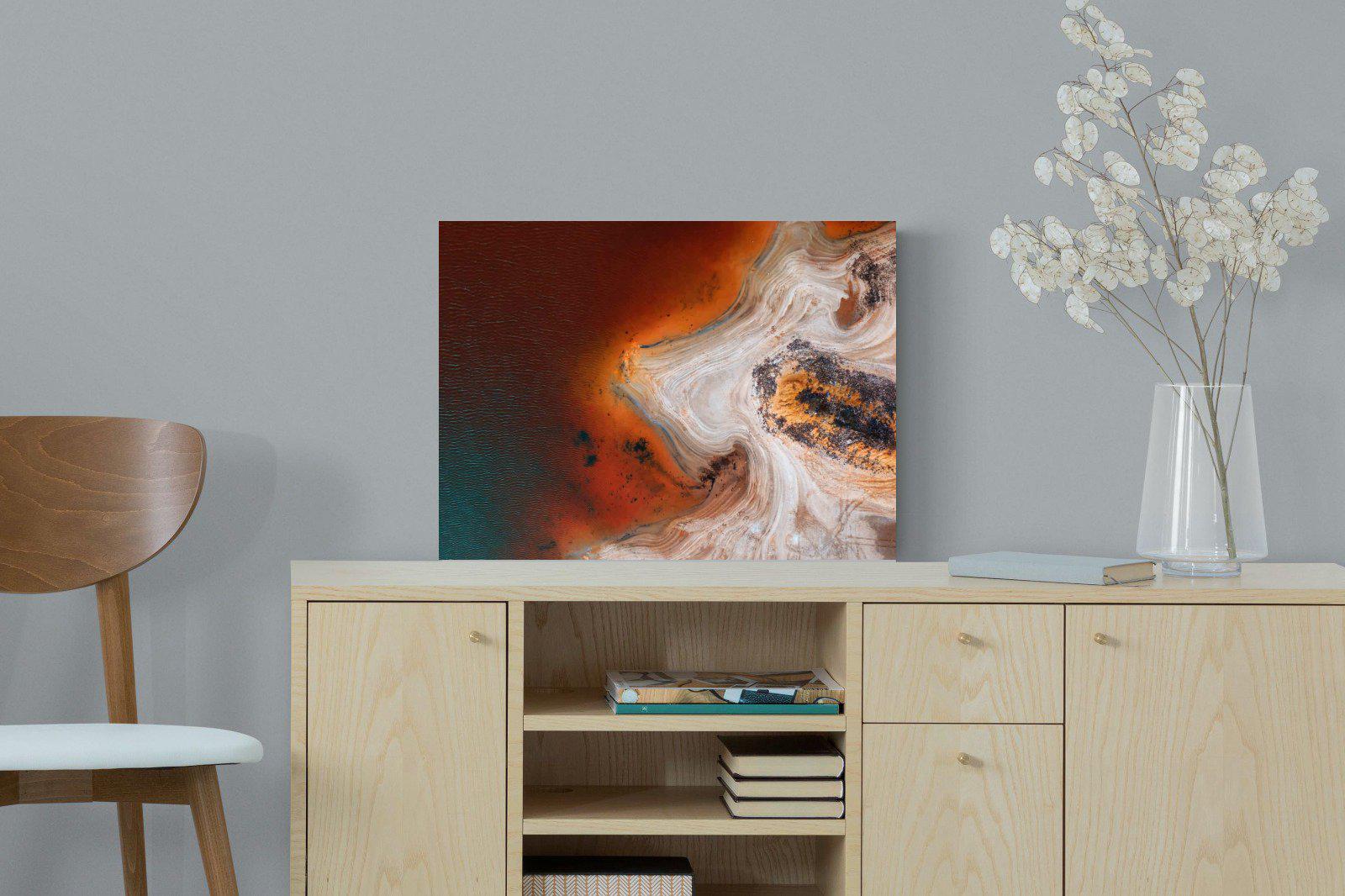 Copper Salt Pan-Wall_Art-60 x 45cm-Mounted Canvas-No Frame-Pixalot