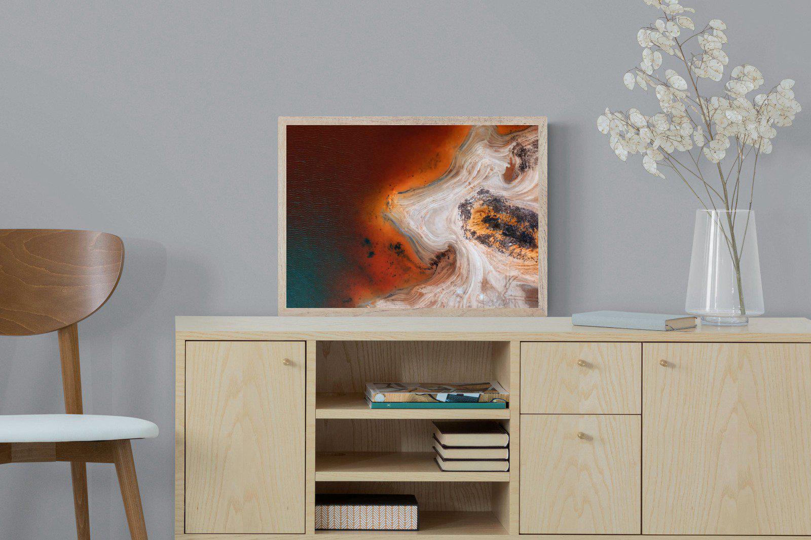 Copper Salt Pan-Wall_Art-60 x 45cm-Mounted Canvas-Wood-Pixalot