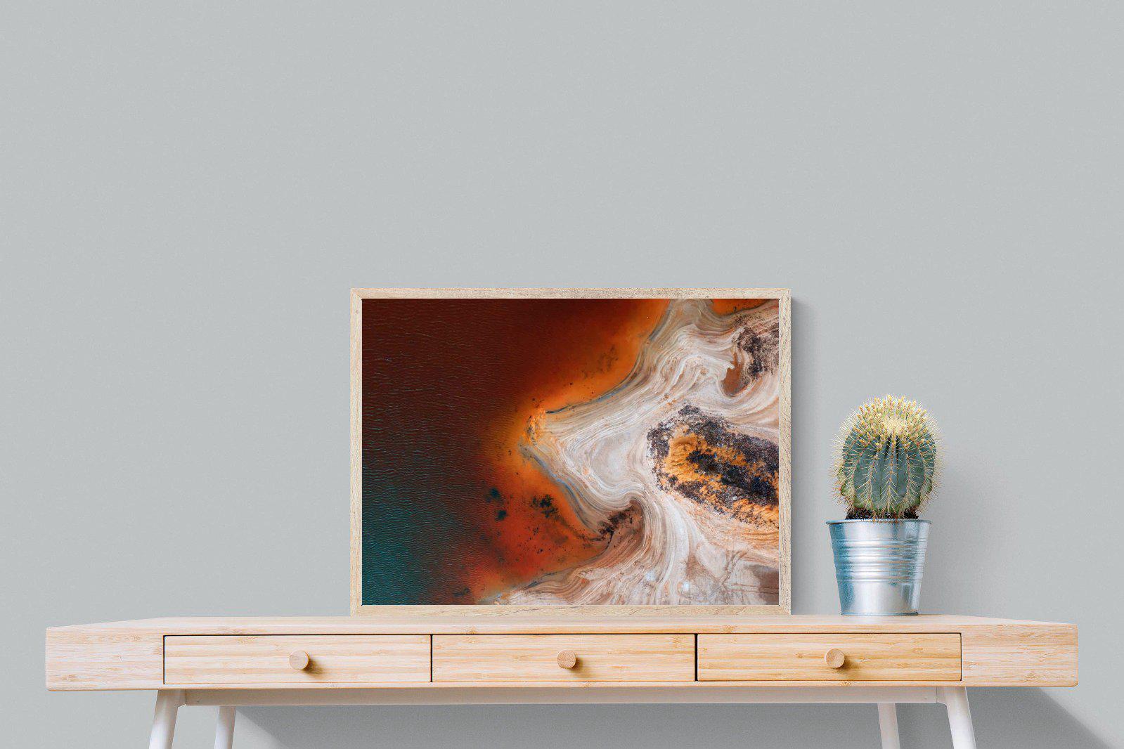 Copper Salt Pan-Wall_Art-80 x 60cm-Mounted Canvas-Wood-Pixalot