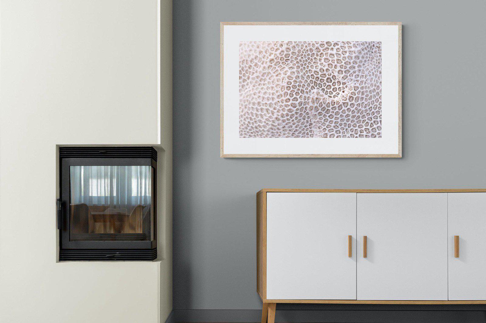 Coral-Wall_Art-100 x 75cm-Framed Print-Wood-Pixalot