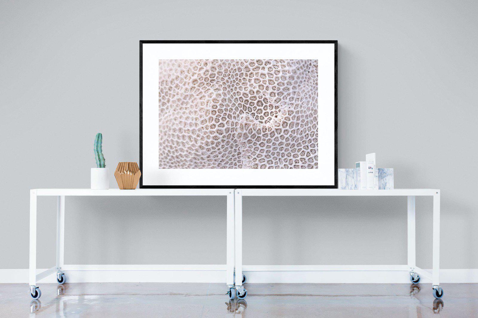Coral-Wall_Art-120 x 90cm-Framed Print-Black-Pixalot