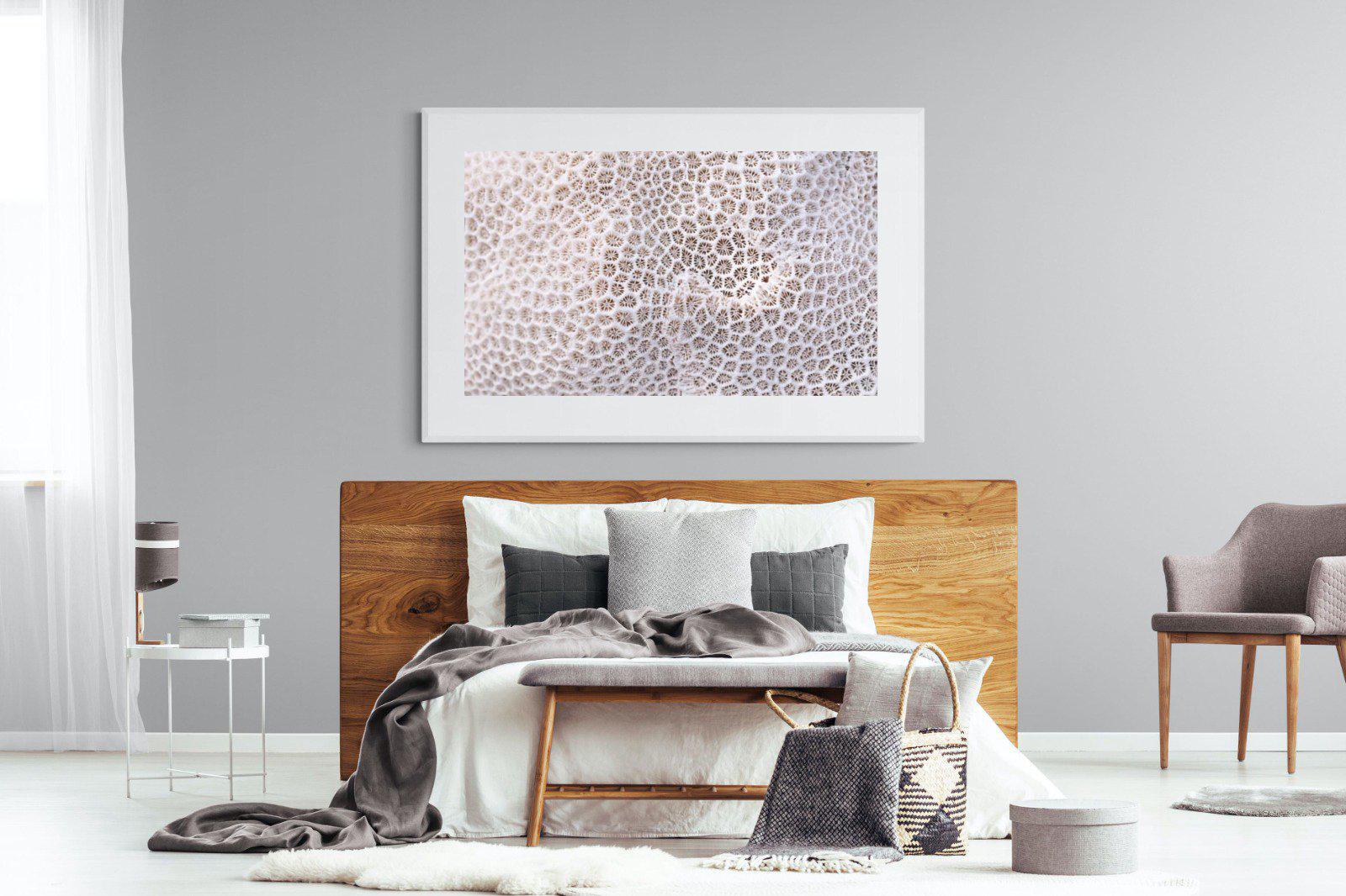 Coral-Wall_Art-150 x 100cm-Framed Print-White-Pixalot