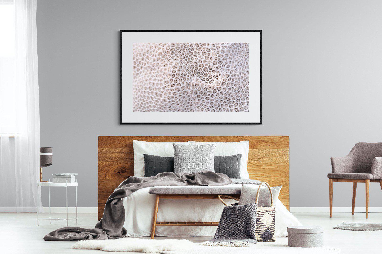 Coral-Wall_Art-150 x 100cm-Framed Print-Black-Pixalot