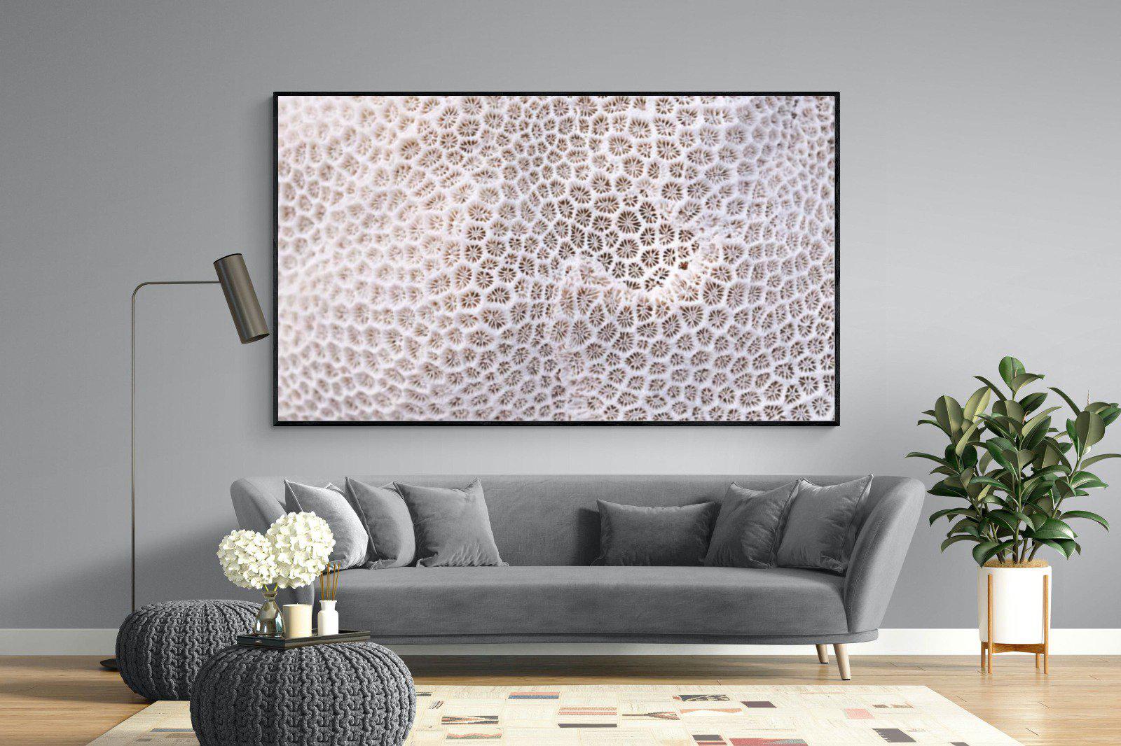 Coral-Wall_Art-220 x 130cm-Mounted Canvas-Black-Pixalot