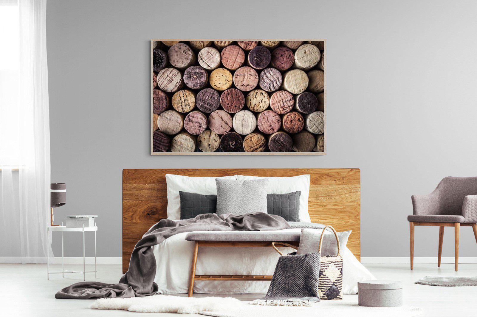 Corked-Wall_Art-150 x 100cm-Mounted Canvas-Wood-Pixalot
