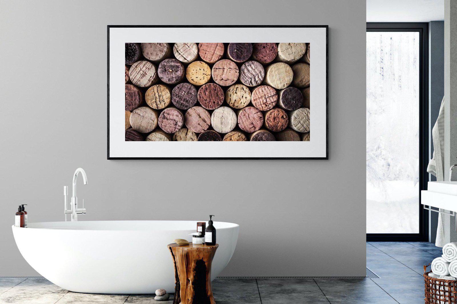Corked-Wall_Art-180 x 110cm-Framed Print-Black-Pixalot