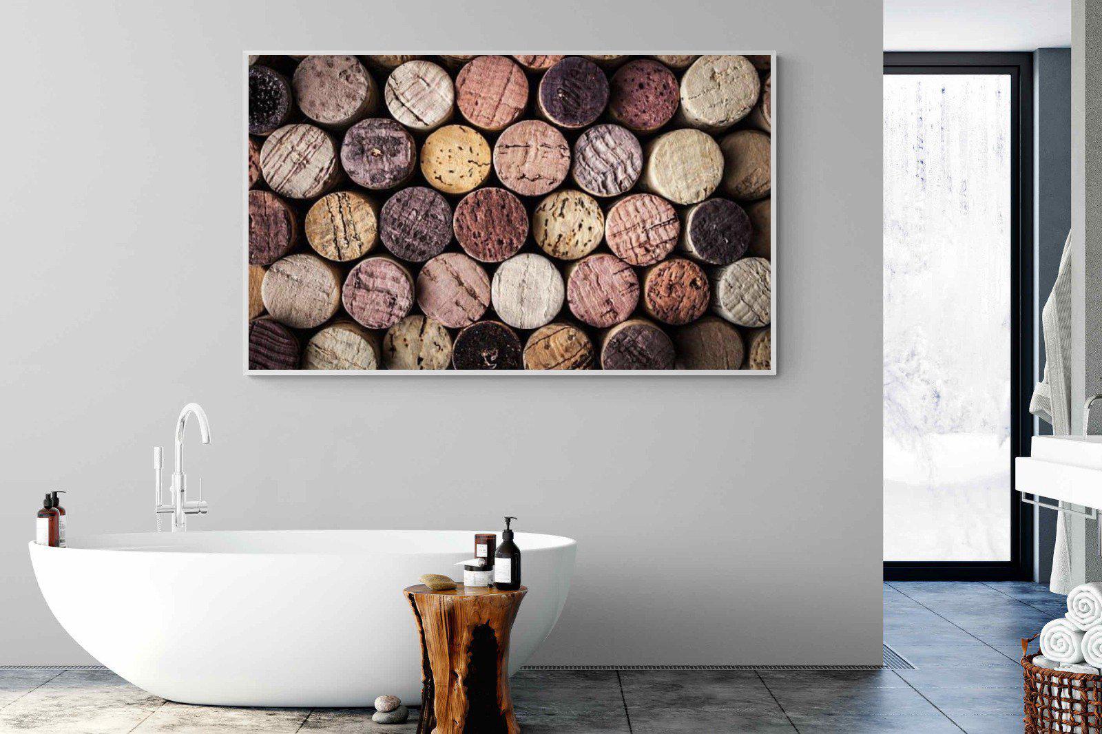 Corked-Wall_Art-180 x 110cm-Mounted Canvas-White-Pixalot