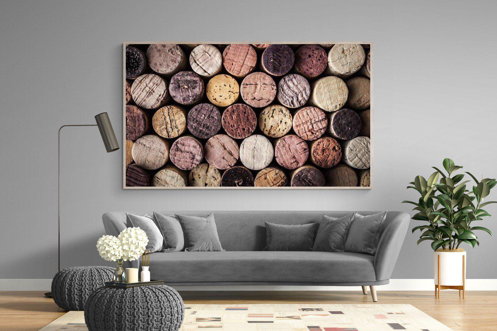 Corked-Wall_Art-220 x 130cm-Mounted Canvas-Wood-Pixalot