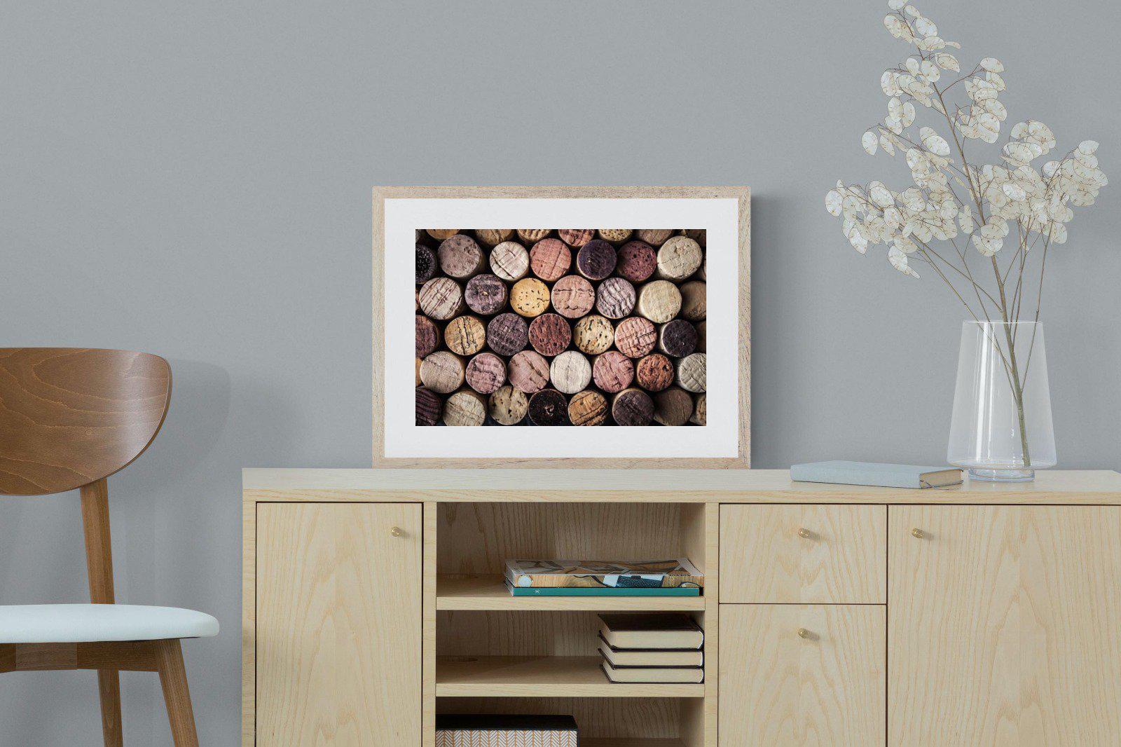 Corked-Wall_Art-60 x 45cm-Framed Print-Wood-Pixalot