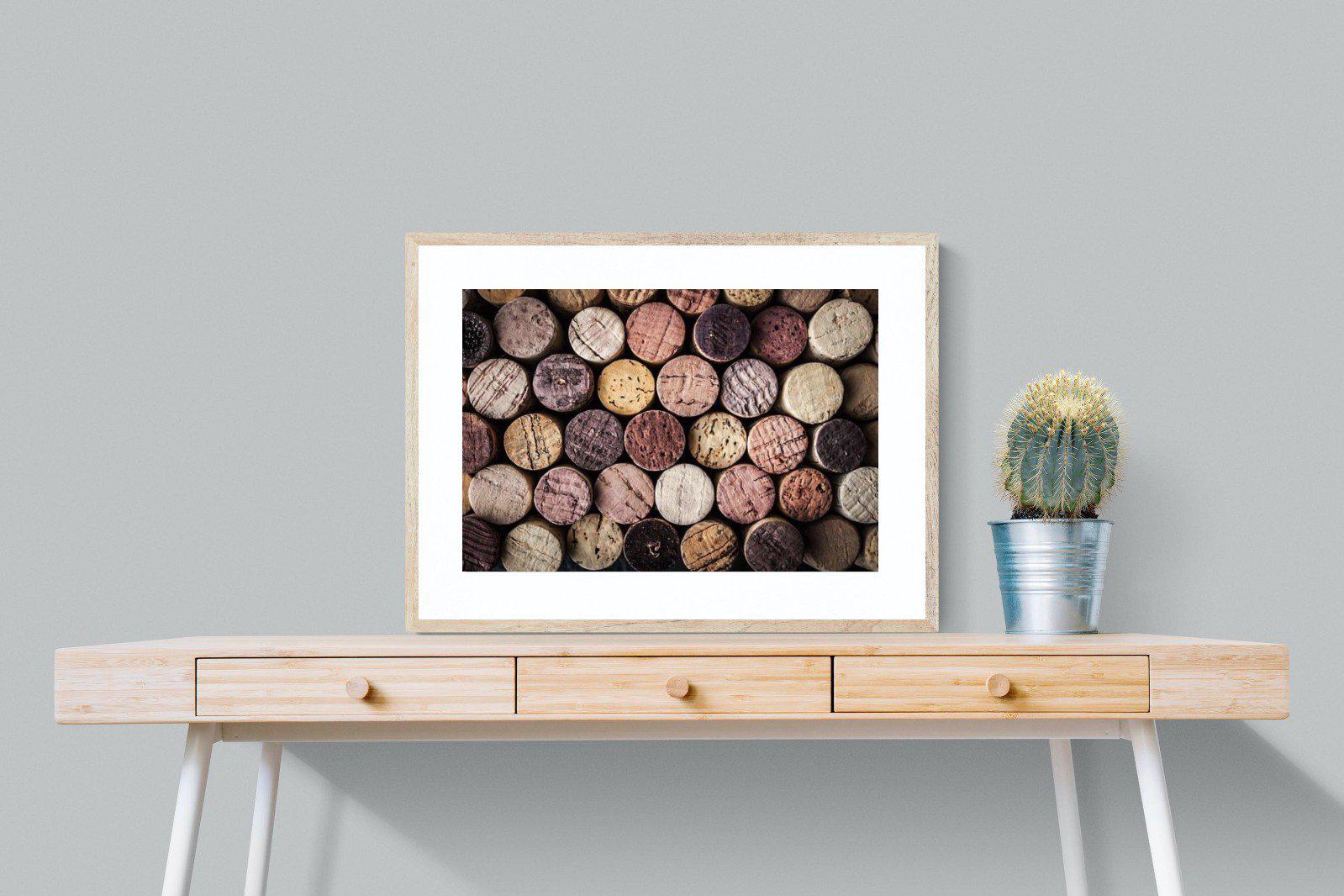 Corked-Wall_Art-80 x 60cm-Framed Print-Wood-Pixalot
