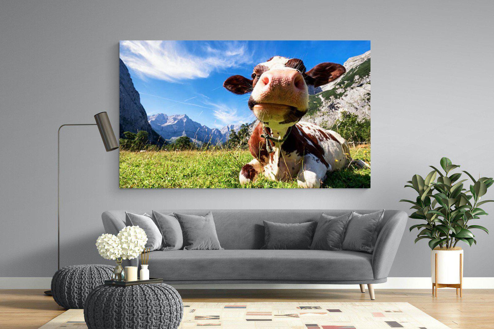Cow-Wall_Art-220 x 130cm-Mounted Canvas-No Frame-Pixalot