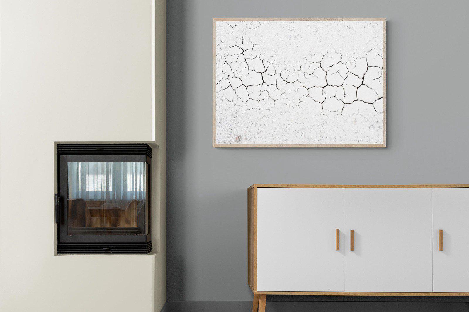 Cracked Earth-Wall_Art-100 x 75cm-Mounted Canvas-Wood-Pixalot