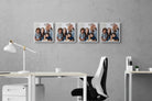 Create Your Own Squares Set-Wall_Art-40 x 40cm (x4)-Mounted Canvas-White-Pixalot