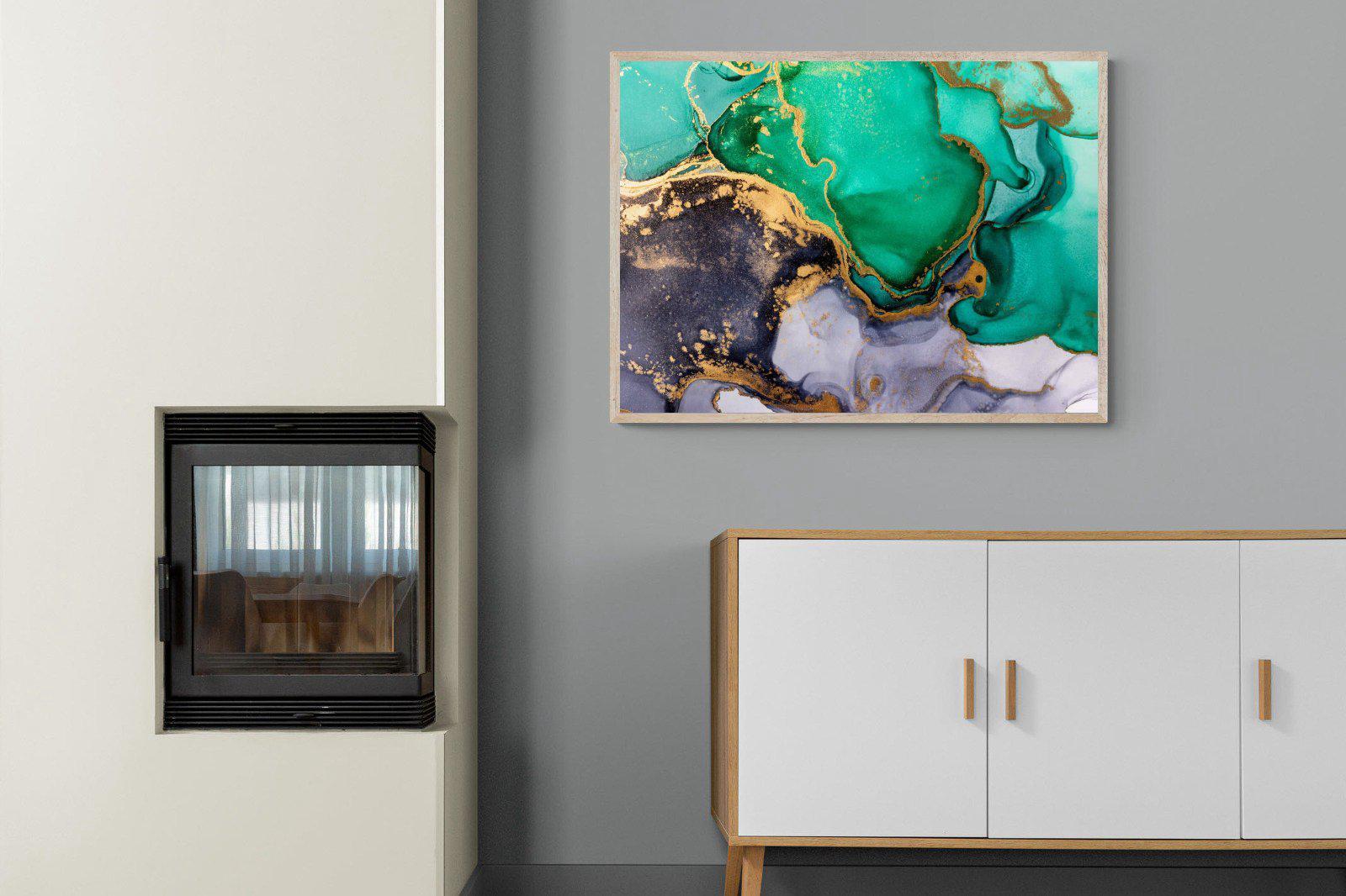 Crème de Menthe-Wall_Art-100 x 75cm-Mounted Canvas-Wood-Pixalot