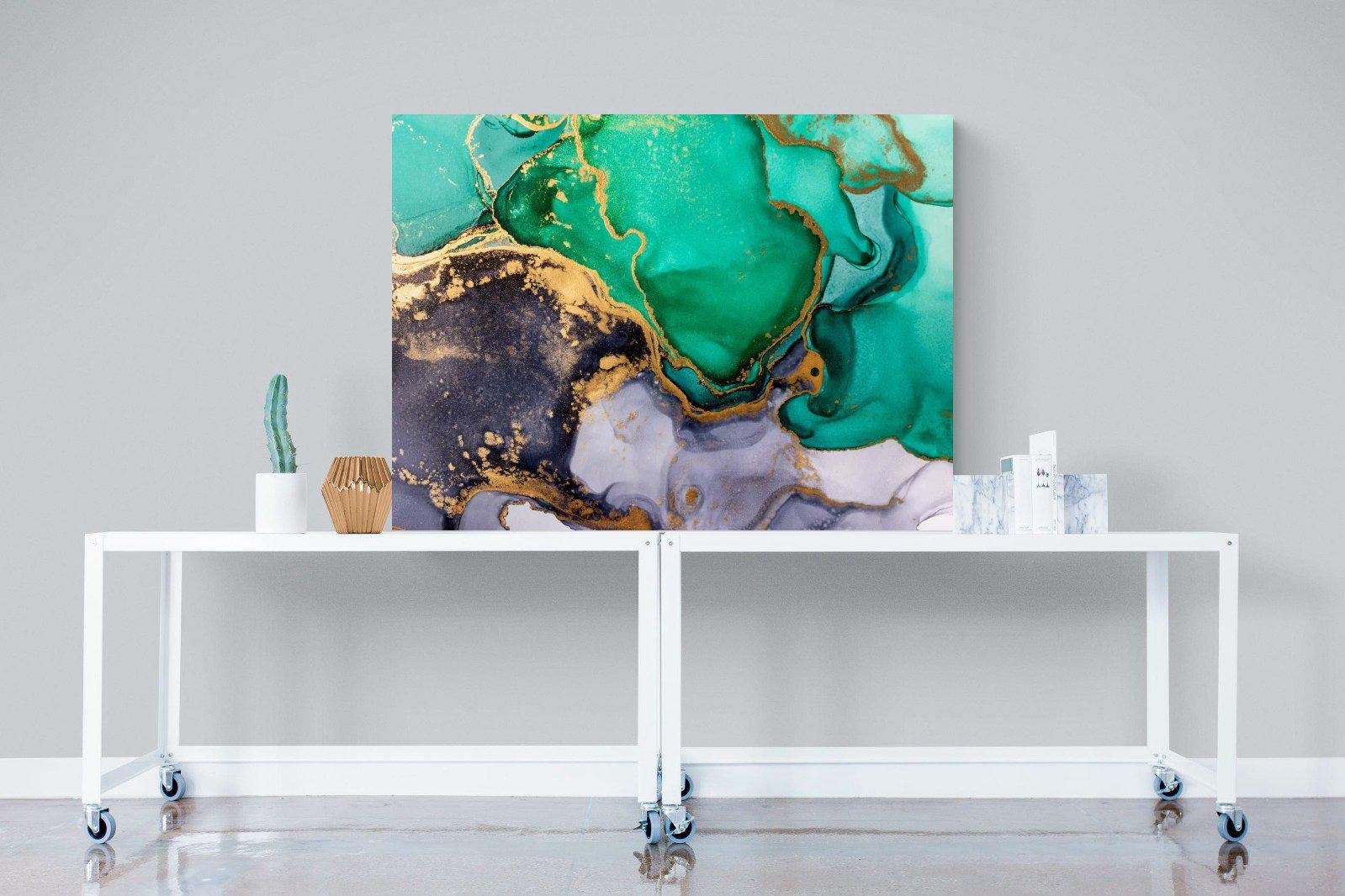 Crème de Menthe-Wall_Art-120 x 90cm-Mounted Canvas-No Frame-Pixalot