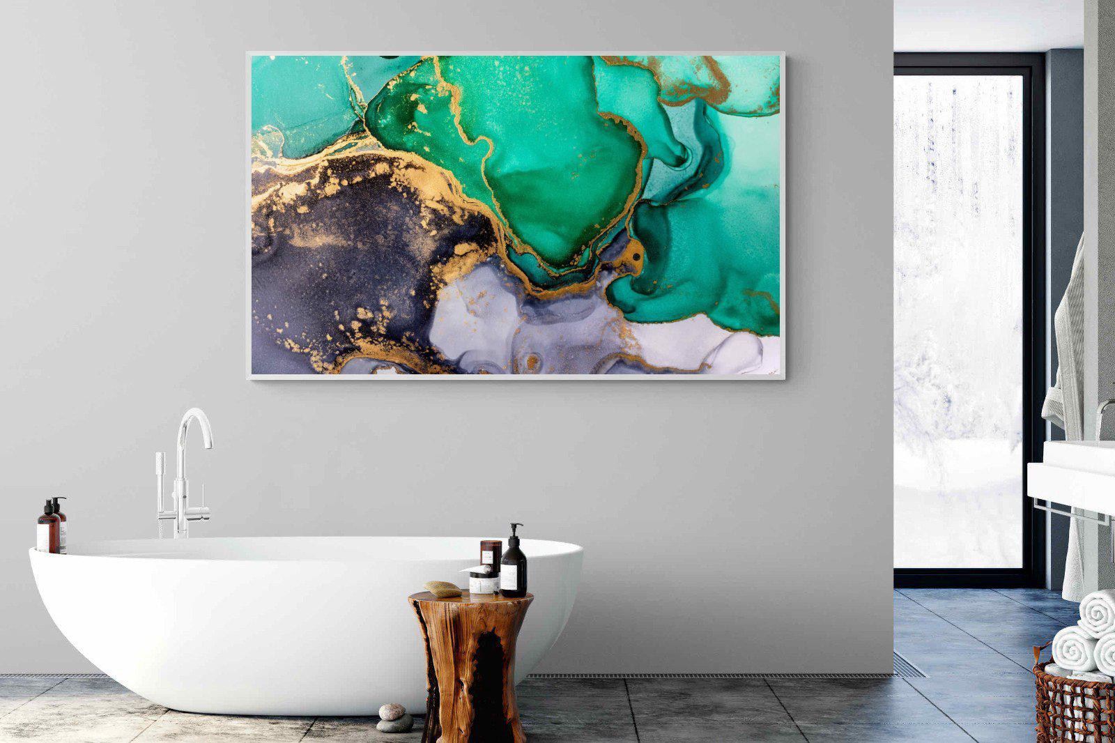 Crème de Menthe-Wall_Art-180 x 110cm-Mounted Canvas-White-Pixalot