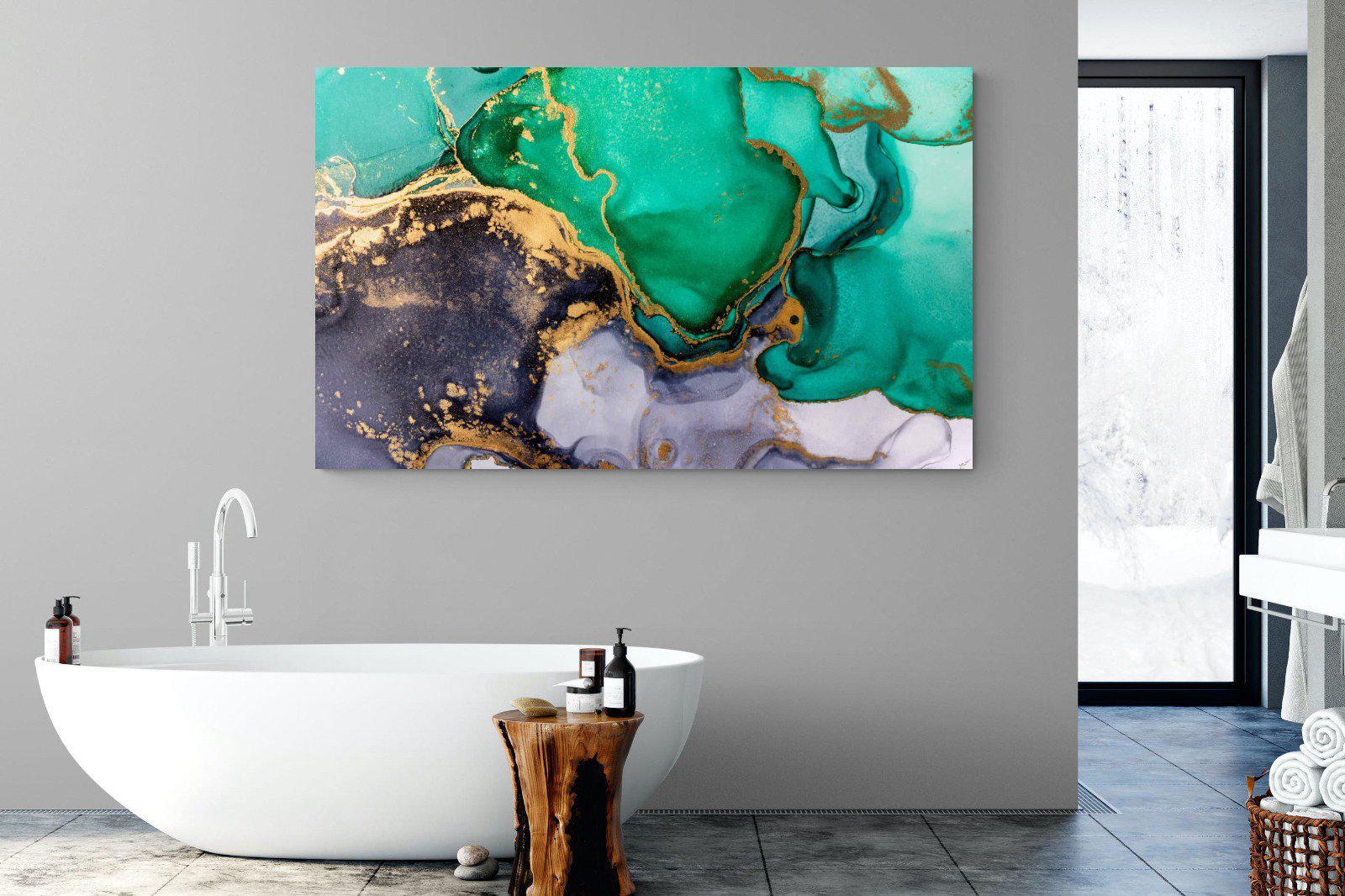 Crème de Menthe-Wall_Art-180 x 110cm-Mounted Canvas-No Frame-Pixalot