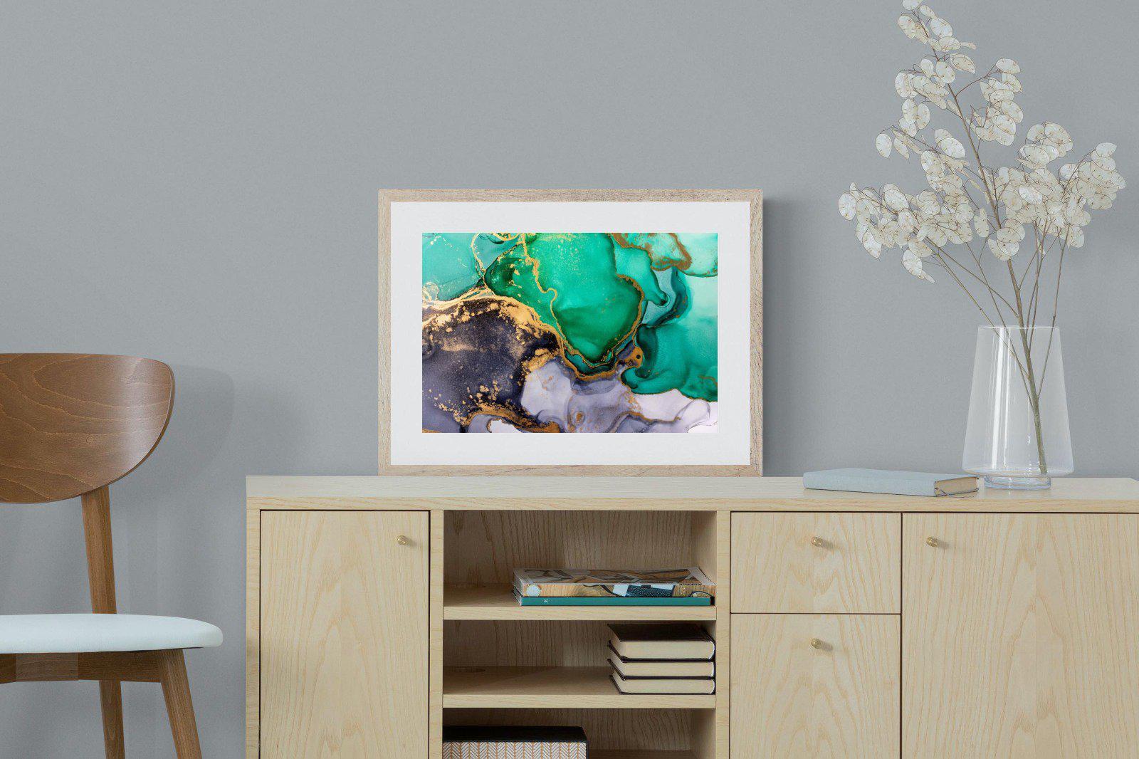 Crème de Menthe-Wall_Art-60 x 45cm-Framed Print-Wood-Pixalot