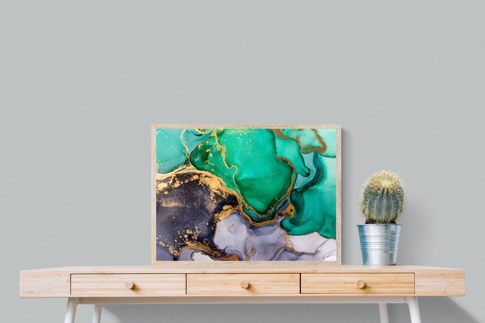 Crème de Menthe-Wall_Art-80 x 60cm-Mounted Canvas-Wood-Pixalot