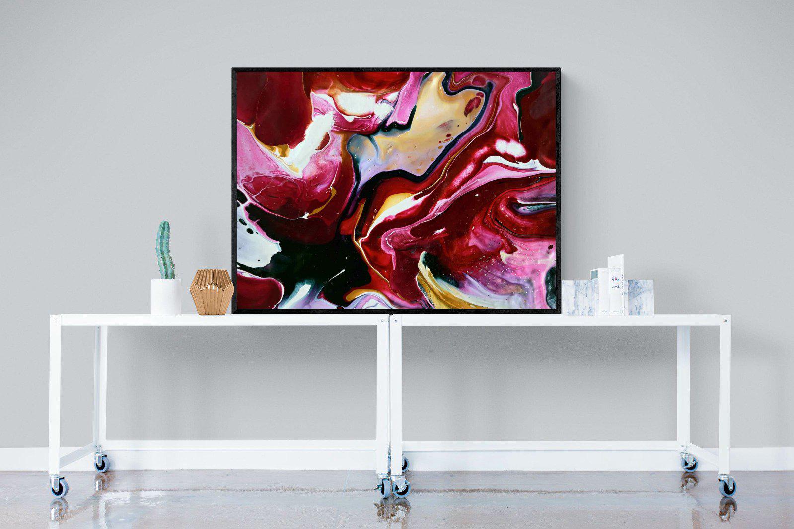 Crimson-Wall_Art-120 x 90cm-Mounted Canvas-Black-Pixalot