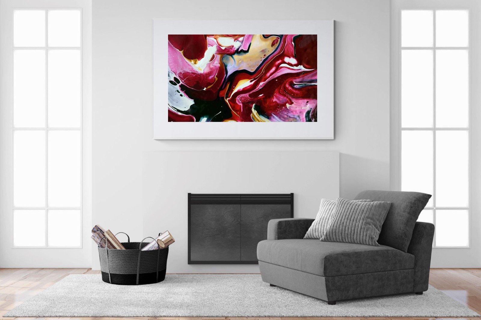 Crimson-Wall_Art-150 x 100cm-Framed Print-White-Pixalot