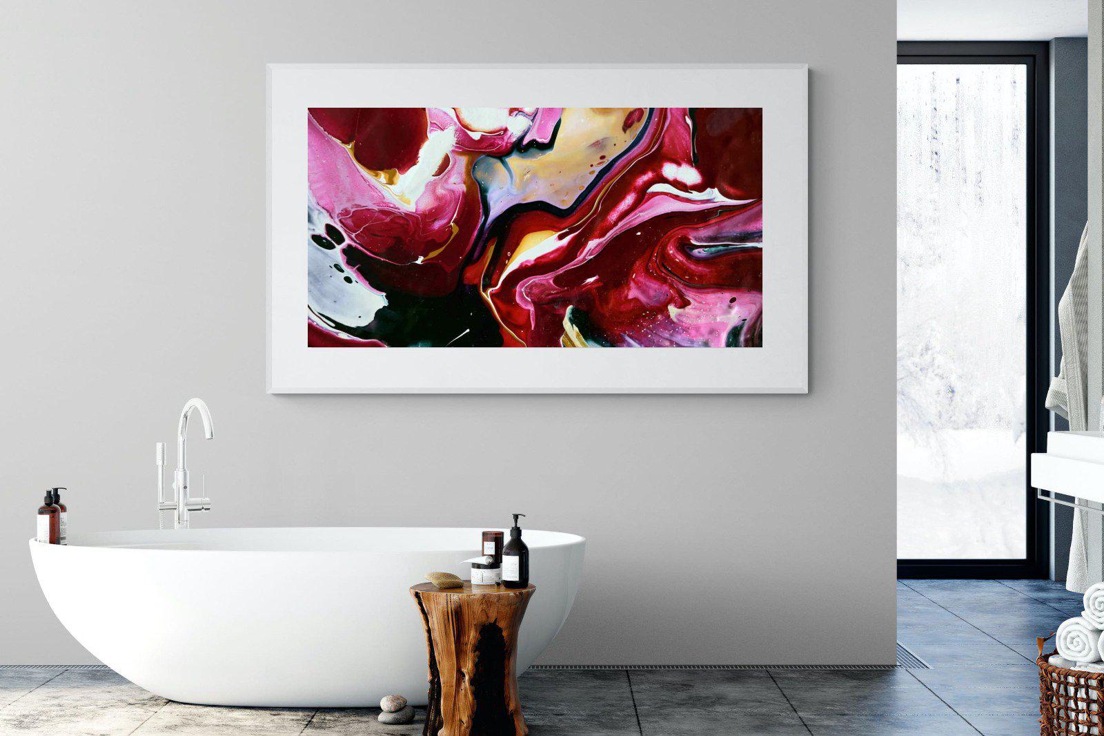 Crimson-Wall_Art-180 x 110cm-Framed Print-White-Pixalot
