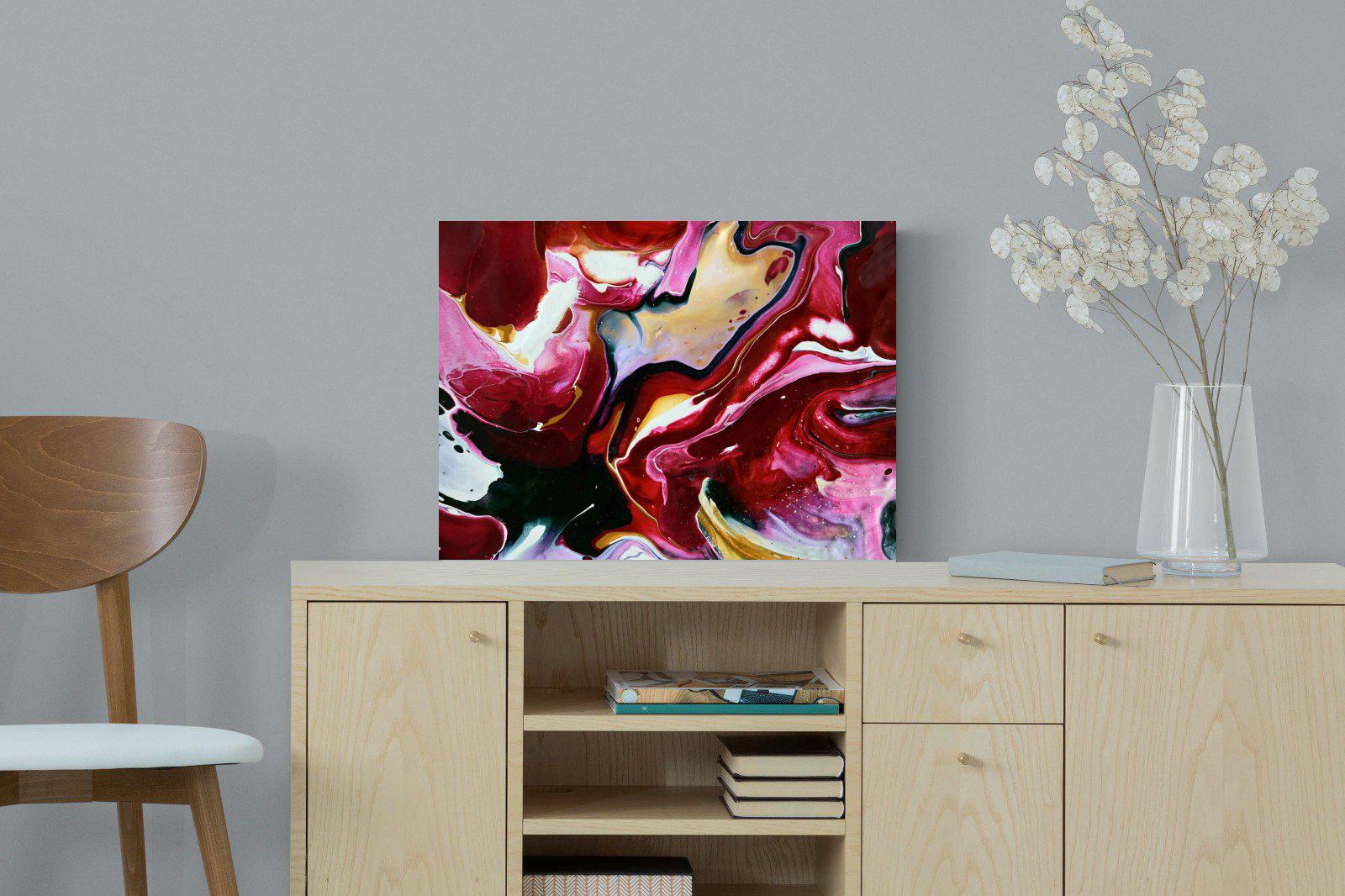 Crimson-Wall_Art-60 x 45cm-Mounted Canvas-No Frame-Pixalot