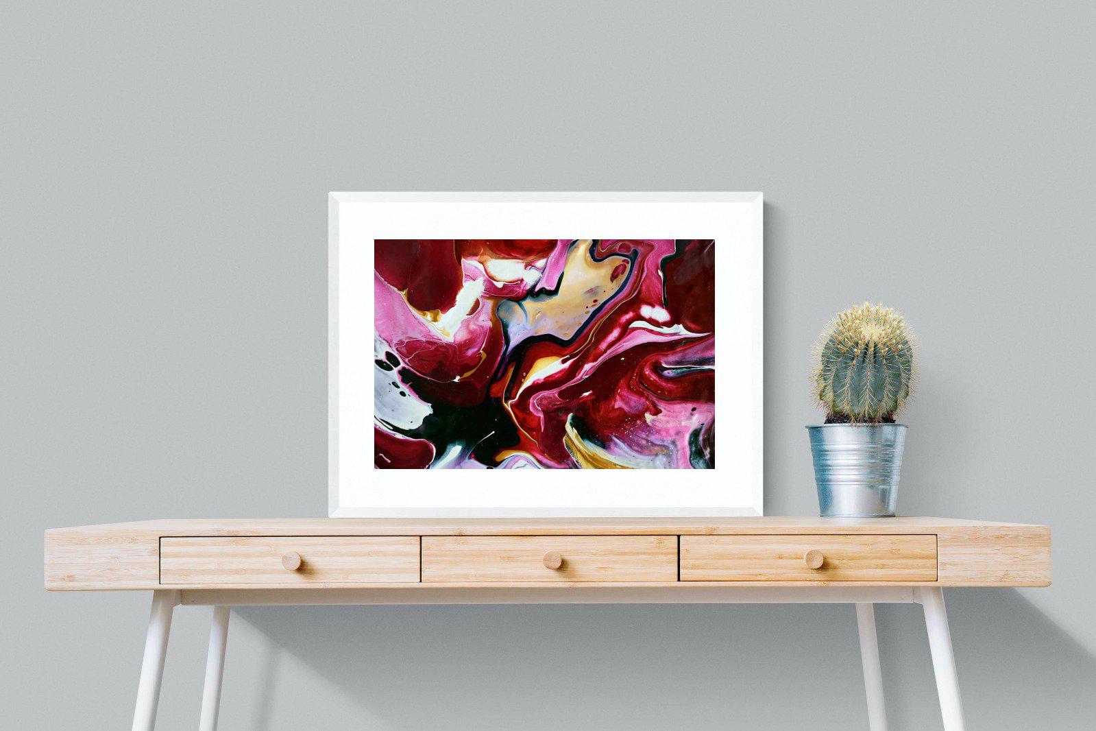 Crimson-Wall_Art-80 x 60cm-Framed Print-White-Pixalot