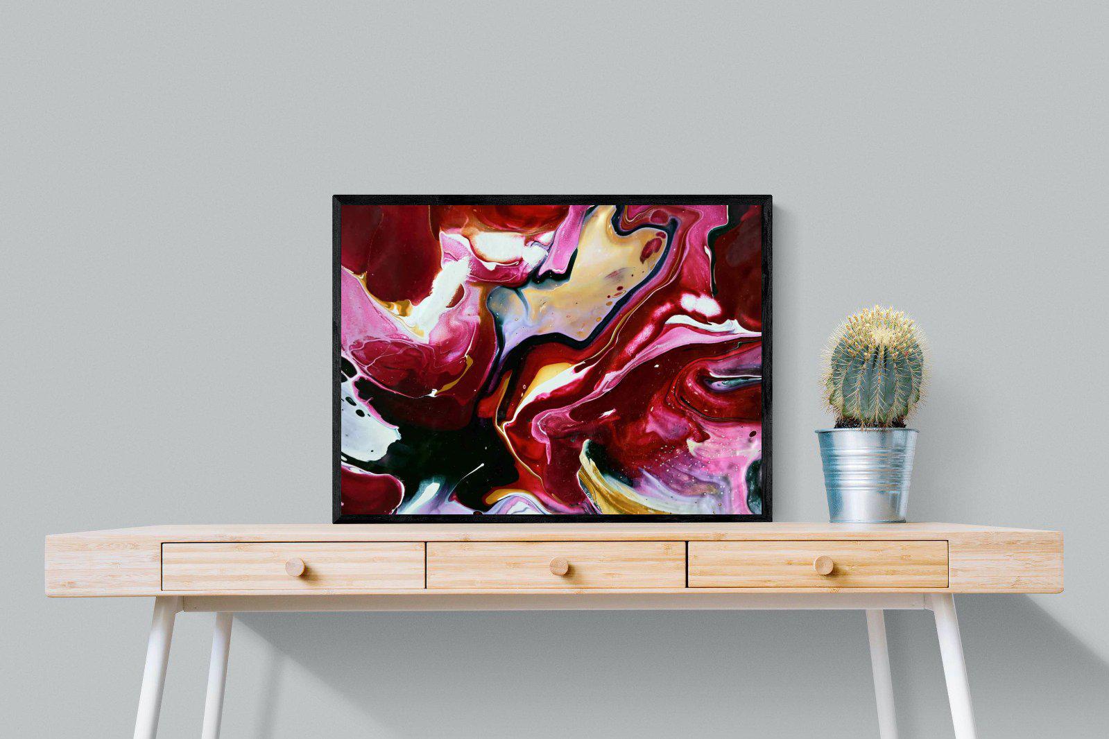 Crimson-Wall_Art-80 x 60cm-Mounted Canvas-Black-Pixalot