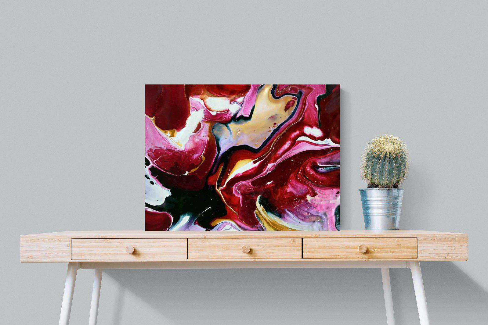 Crimson-Wall_Art-80 x 60cm-Mounted Canvas-No Frame-Pixalot