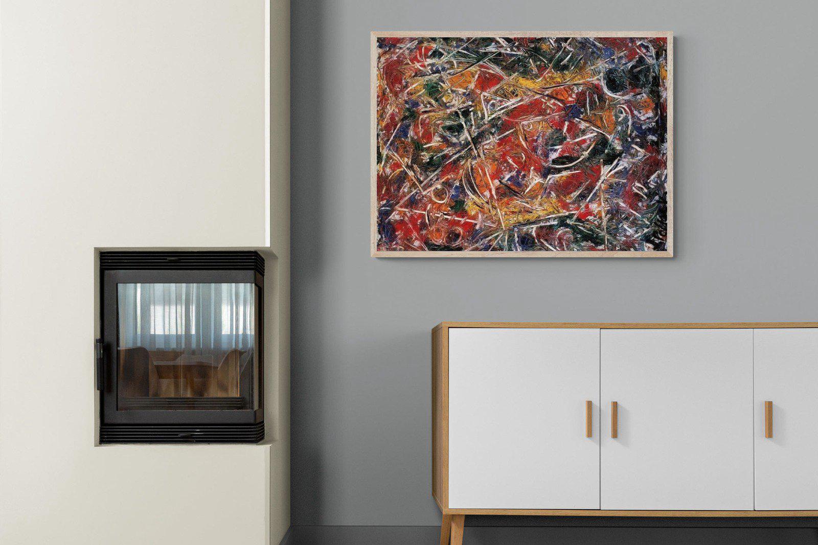 Croaking Movement-Wall_Art-100 x 75cm-Mounted Canvas-Wood-Pixalot