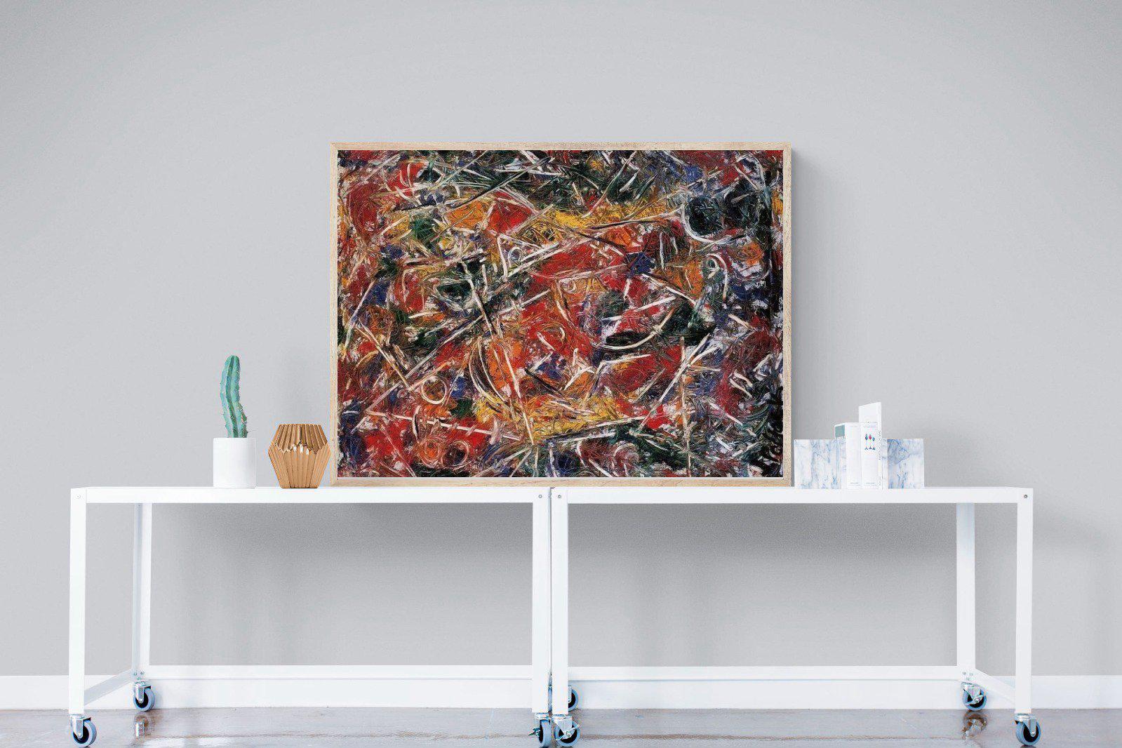 Croaking Movement-Wall_Art-120 x 90cm-Mounted Canvas-Wood-Pixalot