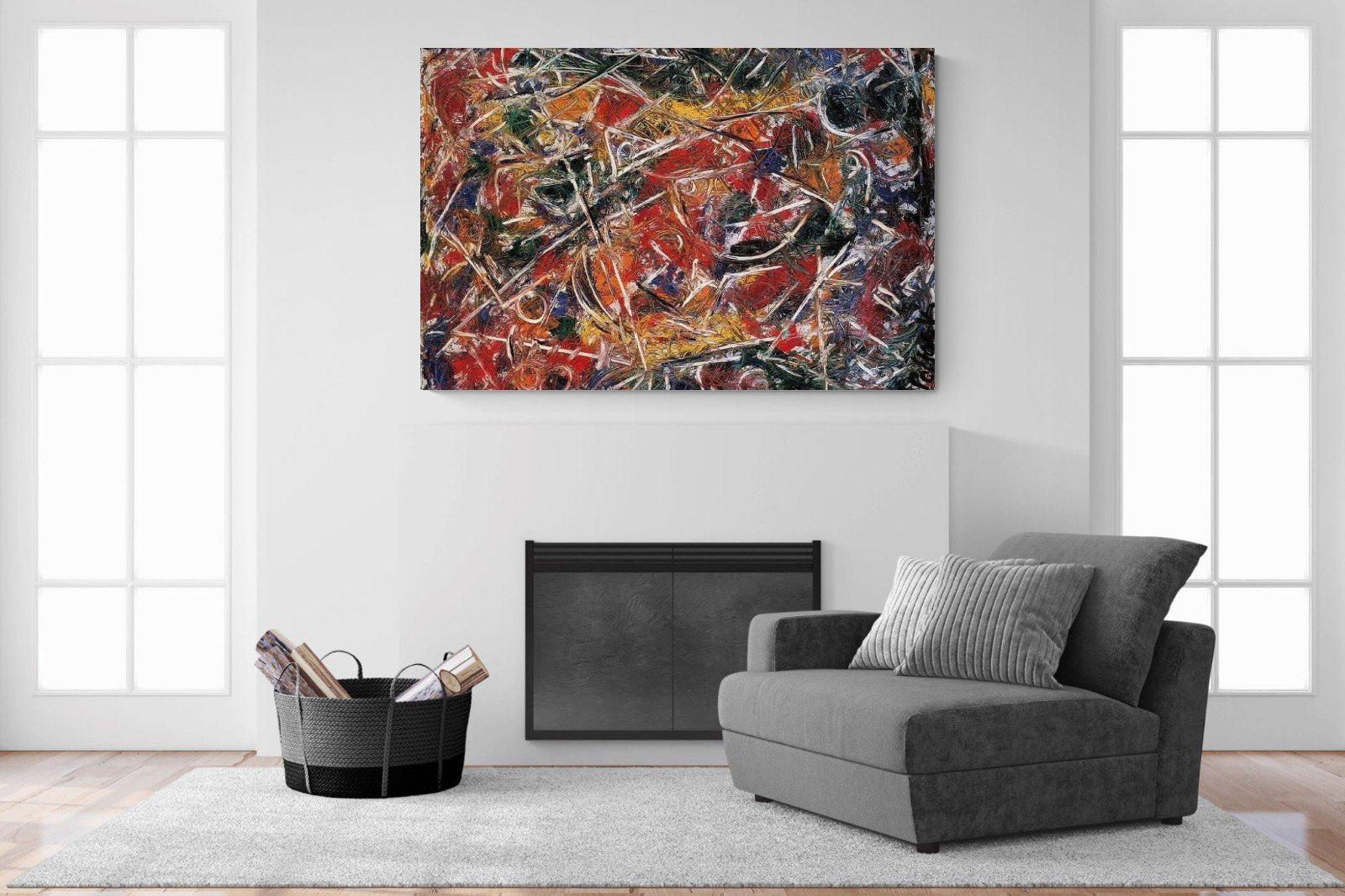 Croaking Movement-Wall_Art-150 x 100cm-Mounted Canvas-No Frame-Pixalot