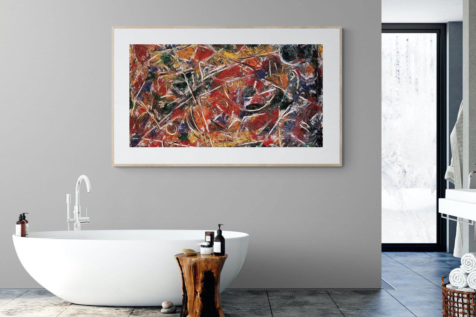 Croaking Movement-Wall_Art-180 x 110cm-Framed Print-Wood-Pixalot